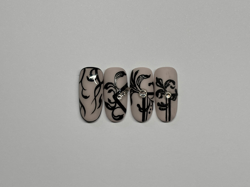 Nail-Set "Schnörkel"